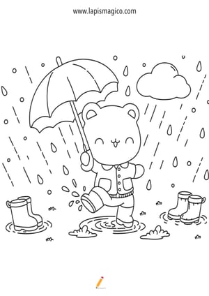 Desenhos de abril para colorir, ficha pdf nº9