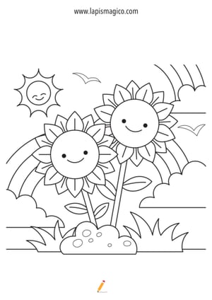 Desenhos de abril para colorir, ficha pdf nº15