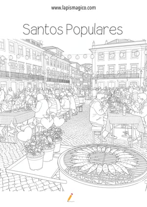 Desenhos de junho para colorir, ficha pdf nº2