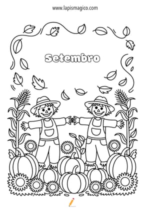 Desenhos de setembro para colorir, ficha pdf nº8