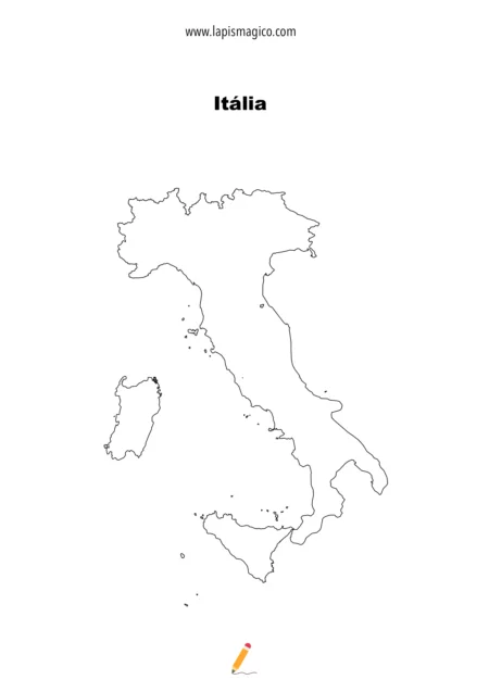 Desenhos de mapa para colorir, ficha pdf nº8