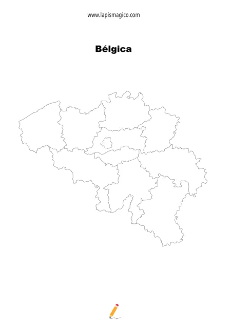 Desenhos de mapa para colorir, ficha pdf nº9