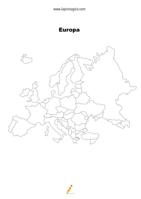Desenhos de mapa para colorir, ficha pdf nº12
