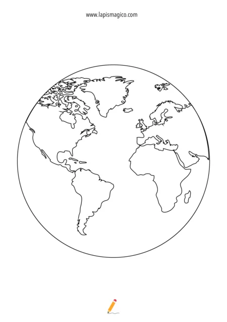 Desenhos de mapa para colorir, ficha pdf nº13