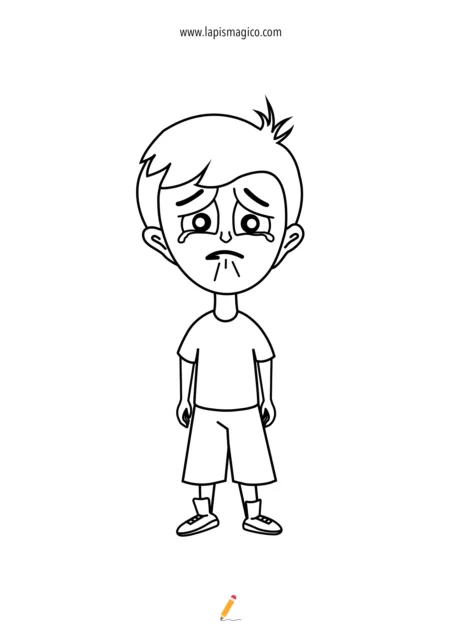 Desenhos de emoções e sentimentos, ficha pdf nº12