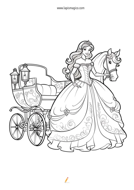 Desenhos de contos de fadas, ficha pdf nº8