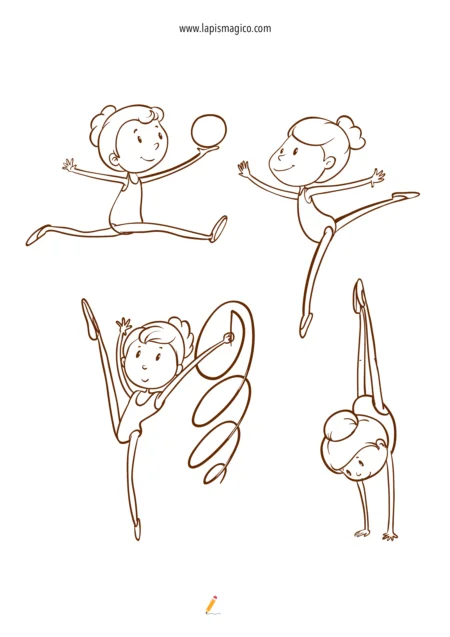 Desenhos de desportos para colorir, ficha pdf nº5