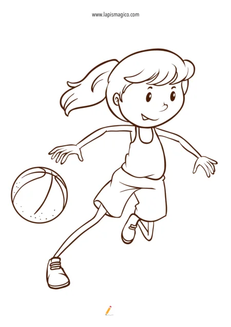 Desenhos de desportos para colorir, ficha pdf nº8