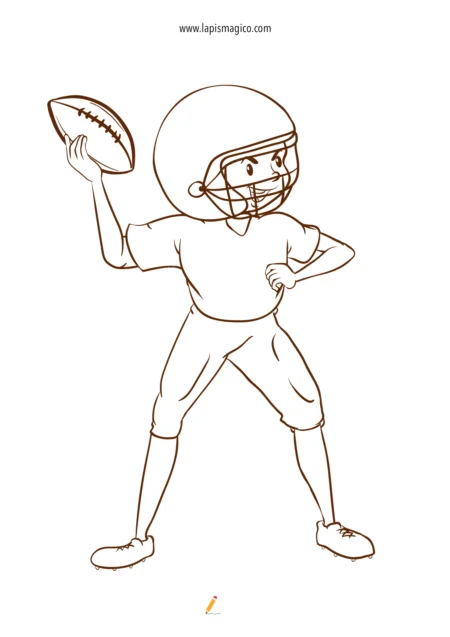 Desenhos de desportos para colorir, ficha pdf nº11