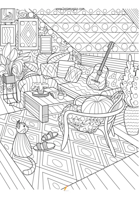 Desenhos de colorir para adultos, ficha pdf nº7