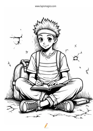 Desenhos Manga para colorir, ficha pdf nº2