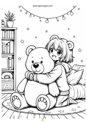 Desenhos Manga para colorir, ficha pdf nº11