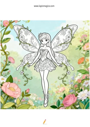 Winx para colorir, ficha pdf nº7