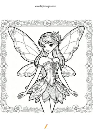 Winx para colorir, ficha pdf nº8