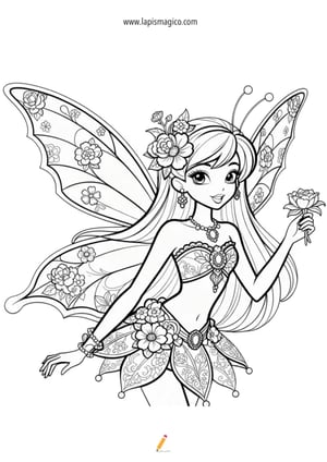 Winx para colorir, ficha pdf nº9