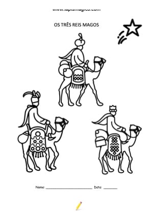Lenda dos Reis Magos, ficha pdf nº1
