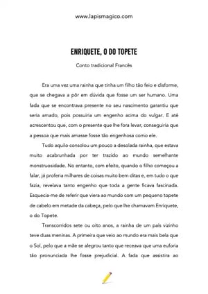 Enriquete, o do Topete, ficha pdf nº1