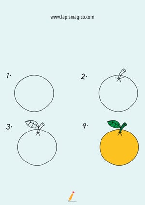 Aprende a desenhar frutas, ficha pdf nº7