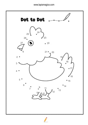 Aprende a desenhar por pontos, ficha pdf nº21