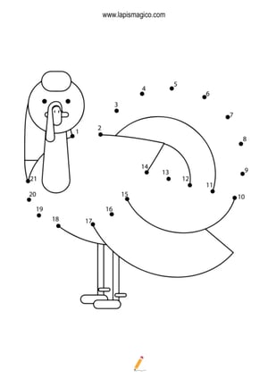 Aprende a desenhar por pontos, ficha pdf nº25