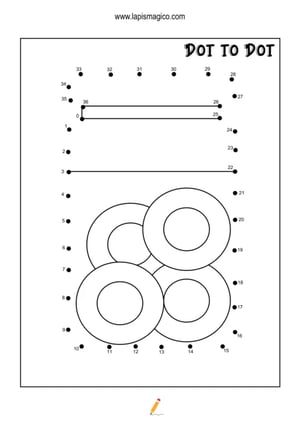 Aprende a desenhar por pontos, ficha pdf nº28