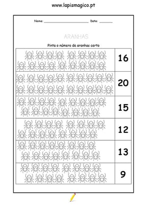 A aranha e as uvas, ficha pdf nº2
