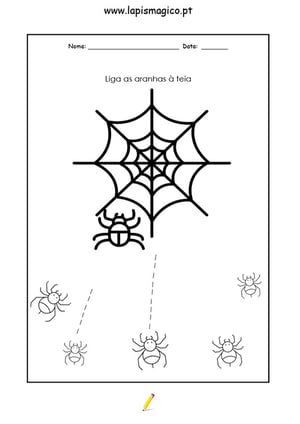 A aranha e as uvas, ficha pdf nº1
