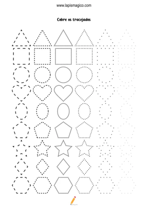 Grafismos de formas, ficha pdf nº2