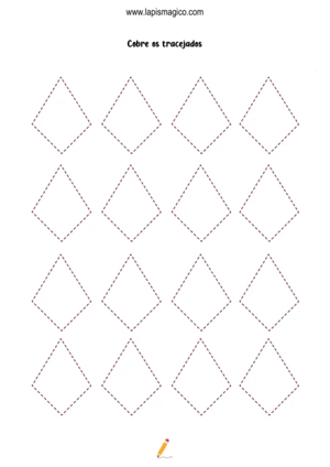 Grafismos de formas, ficha pdf nº4