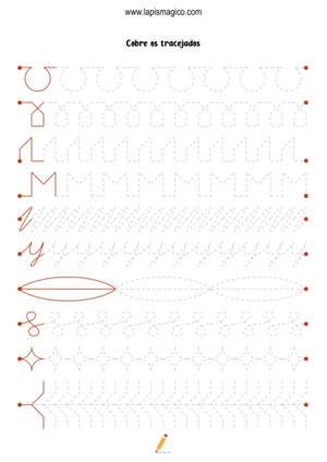 Grafismos de formas, ficha pdf nº7