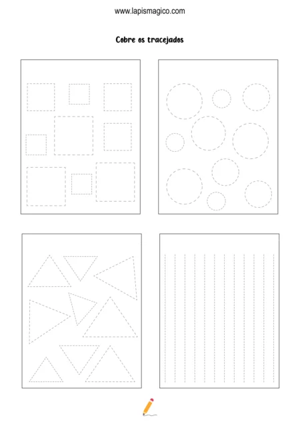 Grafismos de formas, ficha pdf nº15