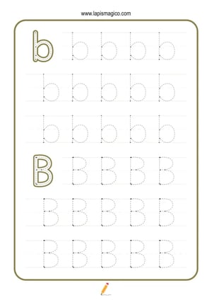 Grafismos de letras, ficha pdf nº2