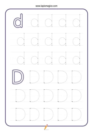 Grafismos de letras, ficha pdf nº4