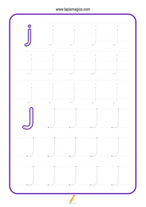 Grafismos de letras, ficha pdf nº10