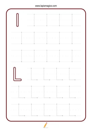 Grafismos de letras, ficha pdf nº12
