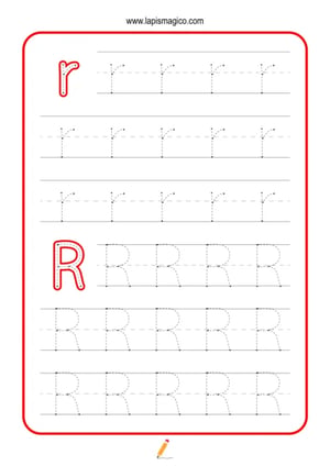 Grafismos de letras, ficha pdf nº18