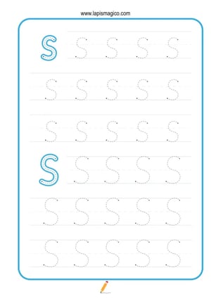 Grafismos de letras, ficha pdf nº19