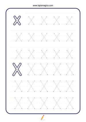 Grafismos de letras, ficha pdf nº24