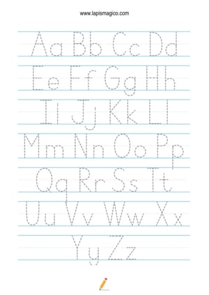Grafismos de letras, ficha pdf nº28