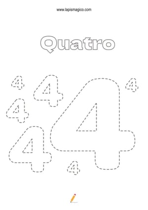Grafismos de números, ficha pdf nº14