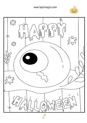 Desenhos do Dia das Bruxas para colorir, ficha pdf nº22