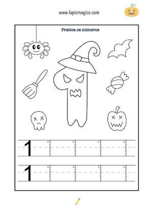 Atividades didáticas de Dia das Bruxas, ficha pdf nº12