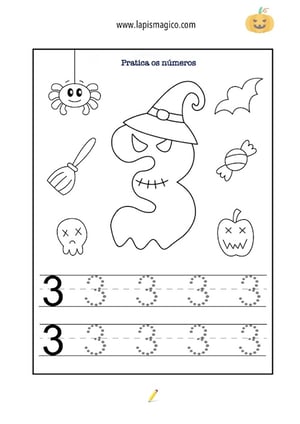 Atividades didáticas de Dia das Bruxas, ficha pdf nº14