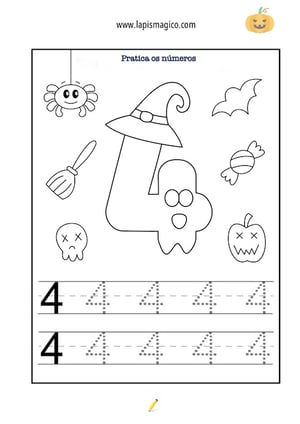 Atividades didáticas de Dia das Bruxas, ficha pdf nº15