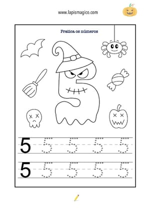 Atividades didáticas de Dia das Bruxas, ficha pdf nº16