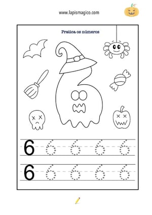 Atividades didáticas de Dia das Bruxas, ficha pdf nº17