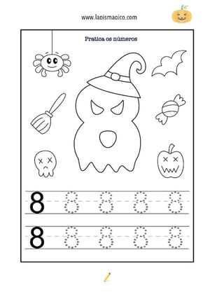 Atividades didáticas de Dia das Bruxas, ficha pdf nº19