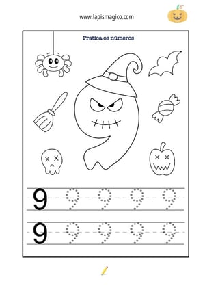 Atividades didáticas de Dia das Bruxas, ficha pdf nº20
