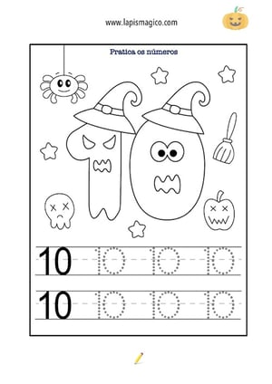 Atividades didáticas de Dia das Bruxas, ficha pdf nº21