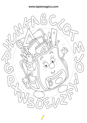 Abecedário Divertido, ficha pdf nº1